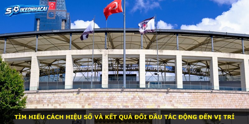 Tìm hiểu cách hiệu số và kết quả đối đầu tác động đến vị trí
