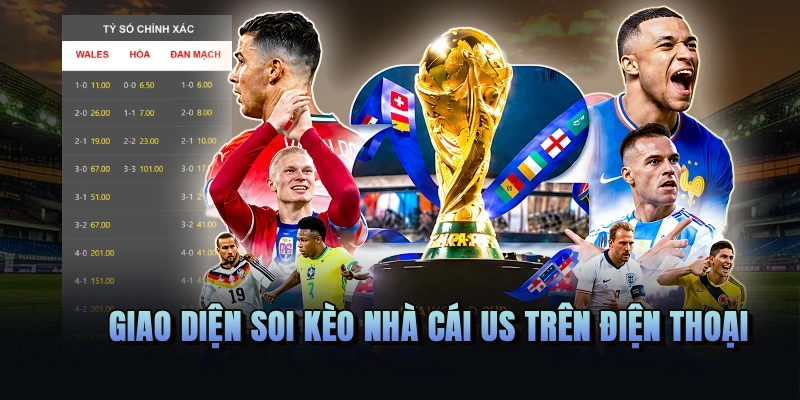 Giao diện SOI KÈO NHÀ CÁI US trên điện thoại