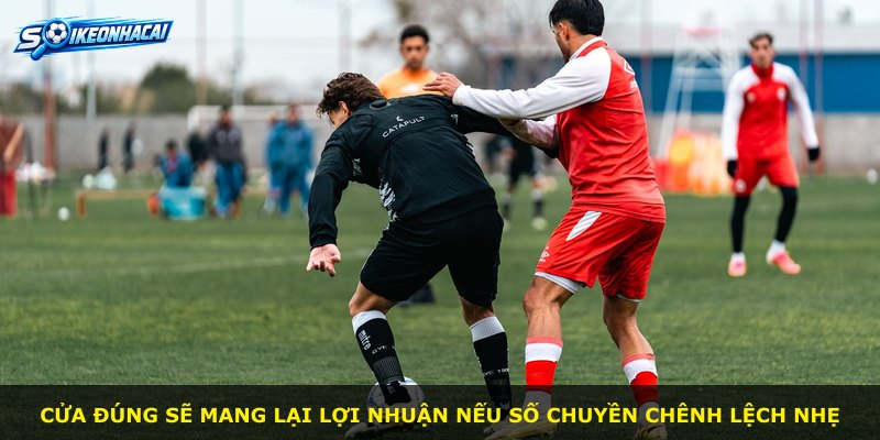 Cửa đúng sẽ mang lại lợi nhuận nếu số chuyền chênh lệch nhẹ