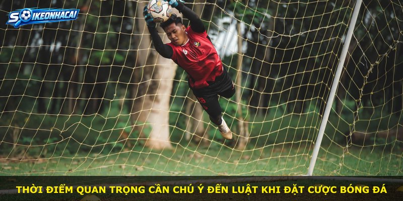 Thời điểm quan trọng cần chú ý đến luật khi đặt cược bóng đá