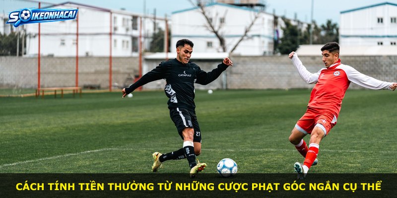 Cách tính tiền thưởng từ những cược phạt góc ngắn cụ thể
