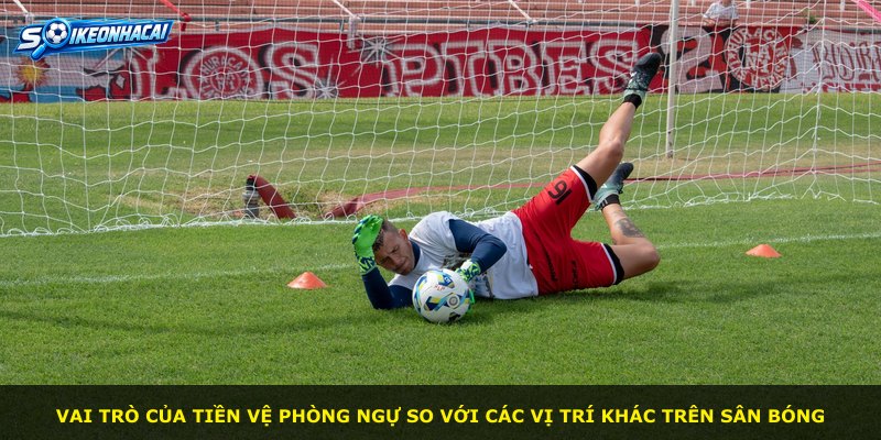 Vai trò của tiền vệ phòng ngự so với các vị trí khác trên sân bóng